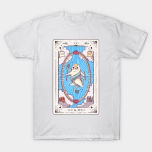 Cat Tarot - The World T-Shirt